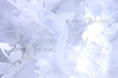 Органза деворэ 6031 (280см) С01 белый - купить в Каменске-Шахтинском. Цена 595.43 руб.