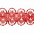 140-Кружево капрон 15мм цв.13-красный - купить в Каменске-Шахтинском. Цена: 4.21 руб.