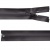 Молния водонепроницаемая PVC Т-7, 60 см, разъемная, цвет (301) т.серый - купить в Каменске-Шахтинском. Цена: 49.39 руб.