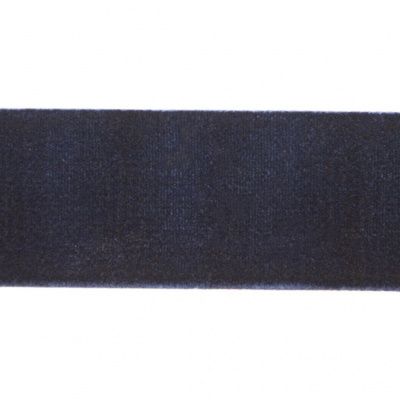 Лента бархатная нейлон, шир.25 мм, (упак. 45,7м), цв.180-т.синий - купить в Каменске-Шахтинском. Цена: 800.84 руб.