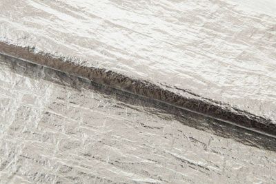 Текстильный материал "Диско"#1805 с покрытием РЕТ, 40гр/м2, 100% полиэстер, цв.2-серебро - купить в Каменске-Шахтинском. Цена 444.86 руб.