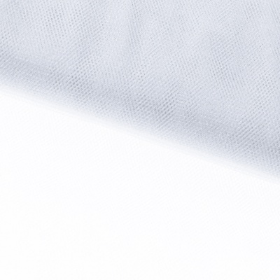 Трикотажное полотно Тюль Кристалл, 100% полиэфир, 16-01/белый, 15гр/м2, шир.160см. - купить в Каменске-Шахтинском. Цена 129.70 руб.