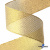 Лента металлизированная "ОмТекс", 50 мм/уп.22,8+/-0,5м, цв.- золото - купить в Каменске-Шахтинском. Цена: 149.71 руб.