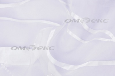 Органза деворэ 686 "Кристина" С1 (белый), 280 см - купить в Каменске-Шахтинском. Цена 571.15 руб.