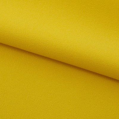 Креп стрейч Амузен 14-0756, 85 гр/м2, шир.150см, цвет жёлтый - купить в Каменске-Шахтинском. Цена 194.07 руб.