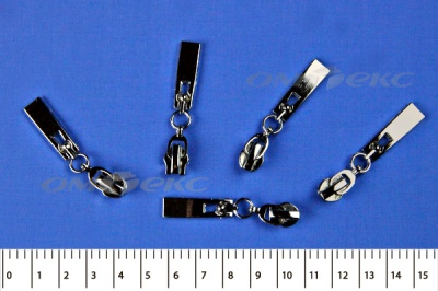 Слайдер декоративный, металлический №1/спираль Т7/никель - купить в Каменске-Шахтинском. Цена: 6.29 руб.