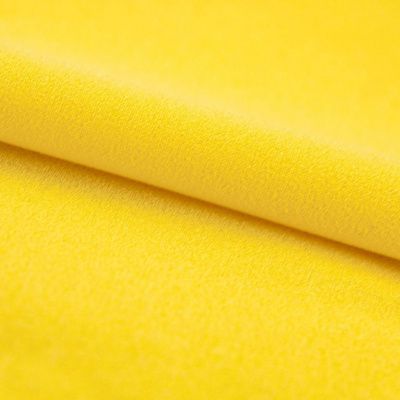 Креп стрейч Амузен 12-0752, 85 гр/м2, шир.150см, цвет жёлтый - купить в Каменске-Шахтинском. Цена 194.07 руб.