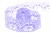 Тесьма кружевная 0621-2063, шир. 40 мм/уп. 20+/-1 м, цвет 107-фиолет - купить в Каменске-Шахтинском. Цена: 933.93 руб.
