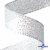 Лента металлизированная "ОмТекс", 25 мм/уп.22,8+/-0,5м, цв.- серебро - купить в Каменске-Шахтинском. Цена: 96.64 руб.
