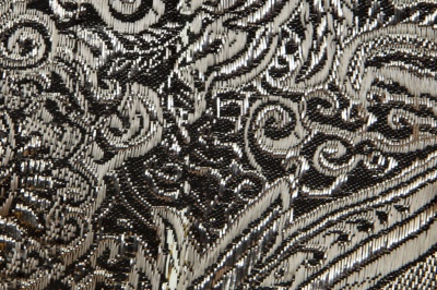 Ткань костюмная жаккард №11, 140 гр/м2, шир.150см, цвет тем.серебро - купить в Каменске-Шахтинском. Цена 383.29 руб.