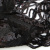 Трикотажное полотно с пайетками, шир.130 см, #311-бахрома чёрная - купить в Каменске-Шахтинском. Цена 1 183.35 руб.