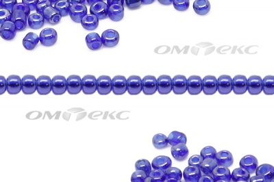 Бисер (TL) 11/0 ( упак.100 гр) цв.108 - синий - купить в Каменске-Шахтинском. Цена: 44.80 руб.