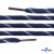 Шнурки #107-19, круглые 130 см, двухцветные цв.тём.синий/белый - купить в Каменске-Шахтинском. Цена: 22.14 руб.