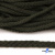 Шнур плетеный d-6 мм круглый, 70% хлопок 30% полиэстер, уп.90+/-1 м, цв.1075-хаки - купить в Каменске-Шахтинском. Цена: 588 руб.