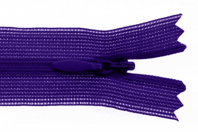 Молния потайная Т3 866, 20 см, капрон, цвет фиолетовый - купить в Каменске-Шахтинском. Цена: 5.27 руб.