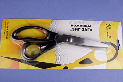 Ножницы ЗИГ-ЗАГ "MAXWELL" 230 мм - купить в Каменске-Шахтинском. Цена: 1 041.25 руб.