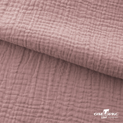 Ткань Муслин, 100% хлопок, 125 гр/м2, шир. 135 см   Цв. Пудра Розовый   - купить в Каменске-Шахтинском. Цена 388.08 руб.