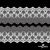 Кружево на сетке LY1984, шир.110 мм, (уп. 13,7 м ), цв.01-белый - купить в Каменске-Шахтинском. Цена: 877.53 руб.