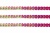 Пайетки "ОмТекс" на нитях, CREAM, 6 мм С / упак.73+/-1м, цв. 89 - розовый - купить в Каменске-Шахтинском. Цена: 468.37 руб.
