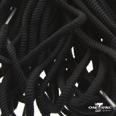 Шнурки #106-09, круглые 130 см, цв.чёрный - купить в Каменске-Шахтинском. Цена: 21.92 руб.