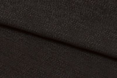 Ткань джинсовая №96, 160 гр/м2, шир.148см, цвет чёрный - купить в Каменске-Шахтинском. Цена 350.42 руб.