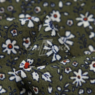 Плательная ткань "Фламенко" 11.2, 80 гр/м2, шир.150 см, принт растительный - купить в Каменске-Шахтинском. Цена 259.21 руб.