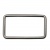 Рамка металлическая прямоугольная, 40 х 15 мм- тём.никель - купить в Каменске-Шахтинском. Цена: 4.60 руб.