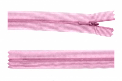 Молния потайная Т3 513, 60 см, капрон, цвет св.розовый - купить в Каменске-Шахтинском. Цена: 10.13 руб.