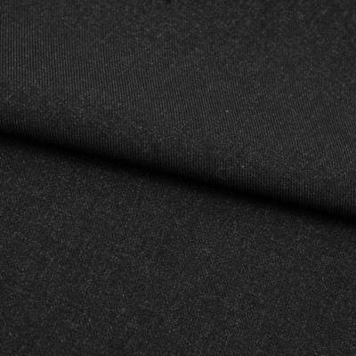 Ткань костюмная 24880 2022, 220 гр/м2, шир.150см, цвет чёрный - купить в Каменске-Шахтинском. Цена 446.45 руб.