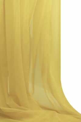 Портьерный капрон 12-0826, 47 гр/м2, шир.300см, цвет св.жёлтый - купить в Каменске-Шахтинском. Цена 137.27 руб.