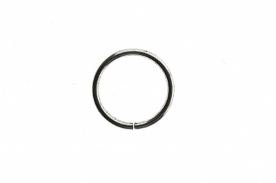 Кольцо металлическое d-15 мм, цв.-никель - купить в Каменске-Шахтинском. Цена: 2.45 руб.
