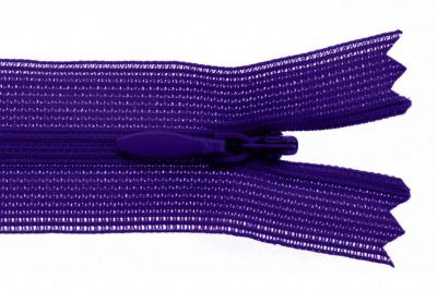 Молния потайная Т3 866, 50 см, капрон, цвет фиолетовый - купить в Каменске-Шахтинском. Цена: 8.62 руб.