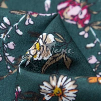 Плательная ткань "Фламенко" 6.1, 80 гр/м2, шир.150 см, принт растительный - купить в Каменске-Шахтинском. Цена 241.49 руб.