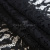Кружевное полотно #2307, 145 гр/м2, шир.150см, цвет чёрный - купить в Каменске-Шахтинском. Цена 449.07 руб.