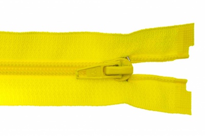 Спиральная молния Т5 131, 70 см, автомат, цвет жёлтый - купить в Каменске-Шахтинском. Цена: 16.21 руб.
