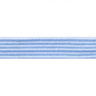 Резиновые нити с текстильным покрытием, шир. 6 мм ( упак.30 м/уп), цв.- 108-голубой - купить в Каменске-Шахтинском. Цена: 155.22 руб.